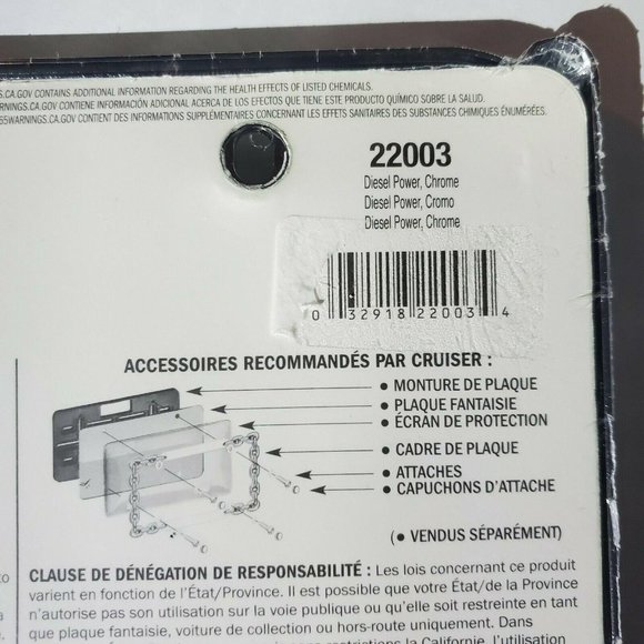 Cruiser Accessories Diesel Power Metal Frames - Picture 3 of 6